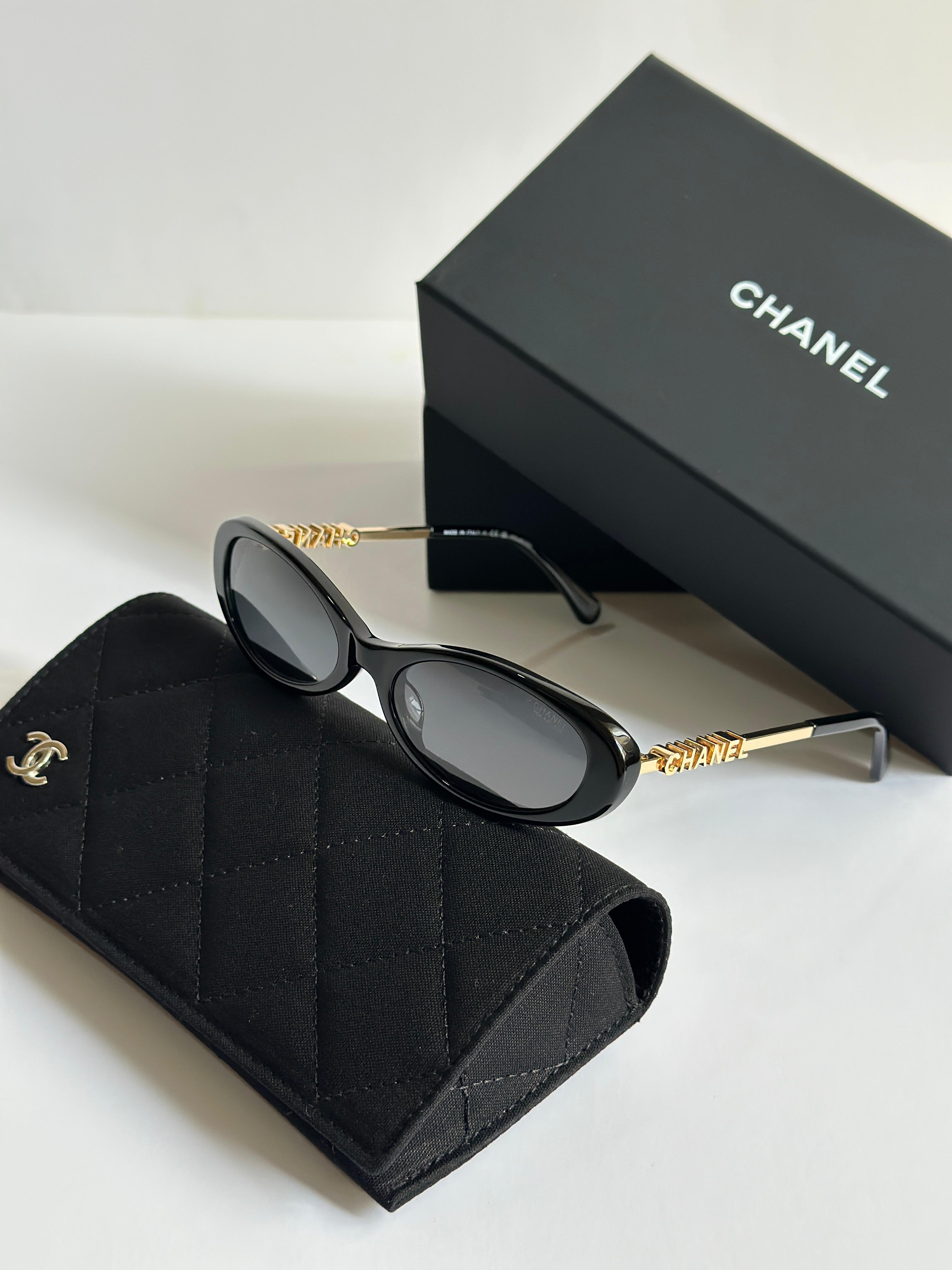 CHANEL Oval Sunglasses