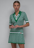 Casablanca - Green logo dress