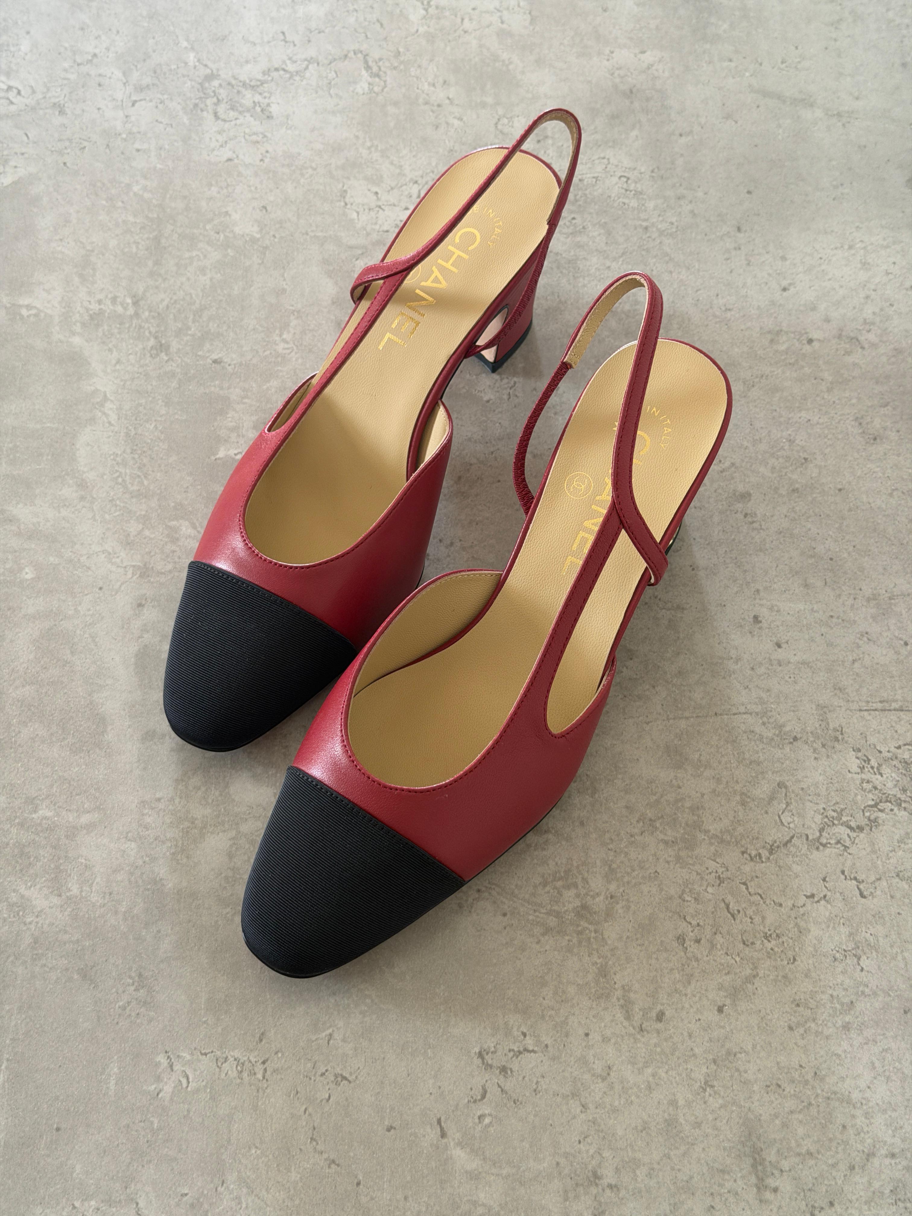 Chanel Heeled Slingbacks
