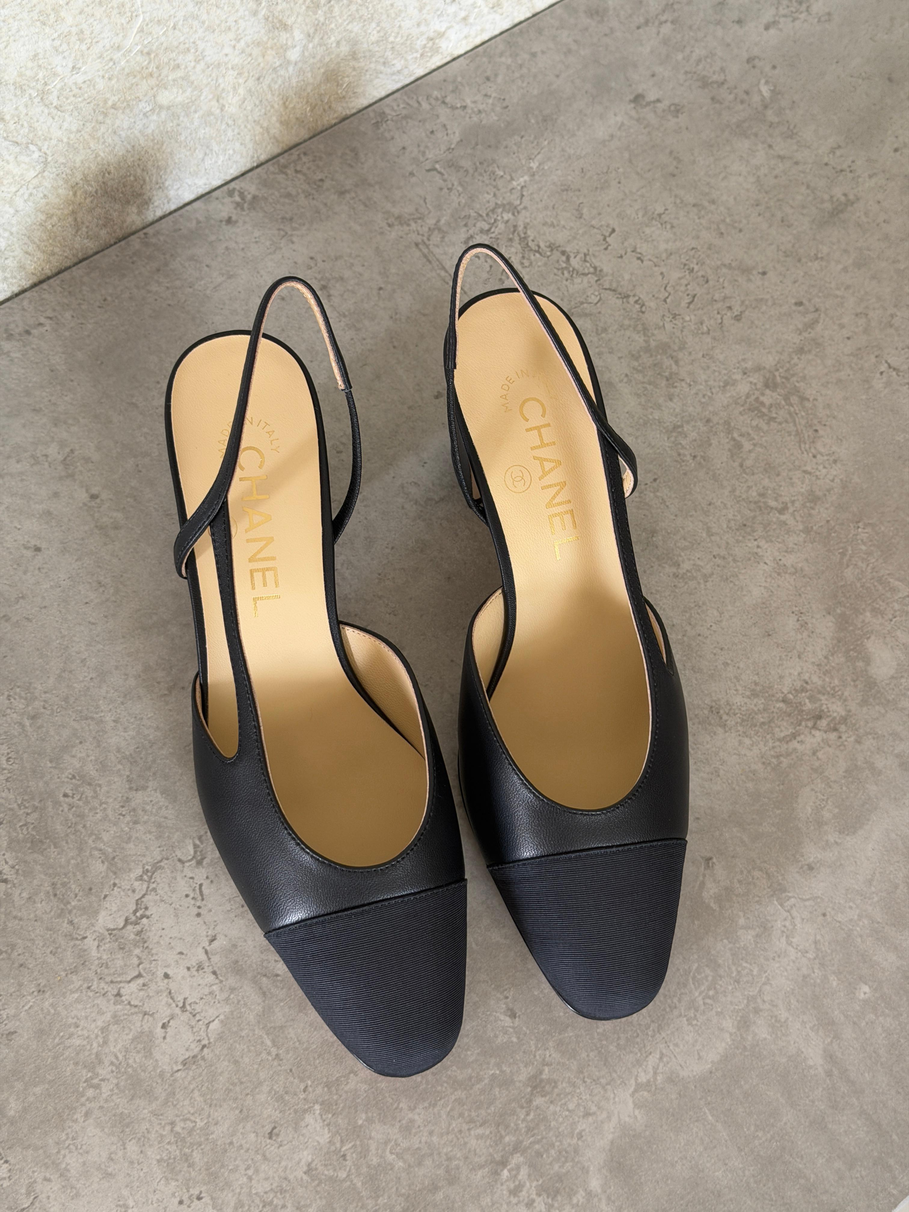 Chanel Heeled Slingbacks