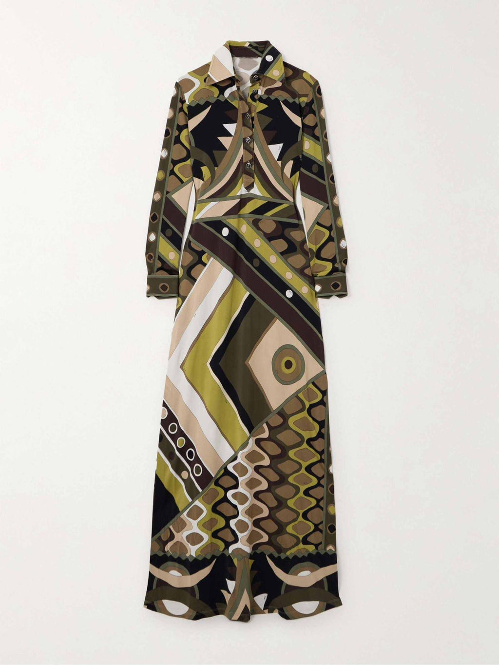Pucci Multicolour Vivara Printed Kaftan in Silk