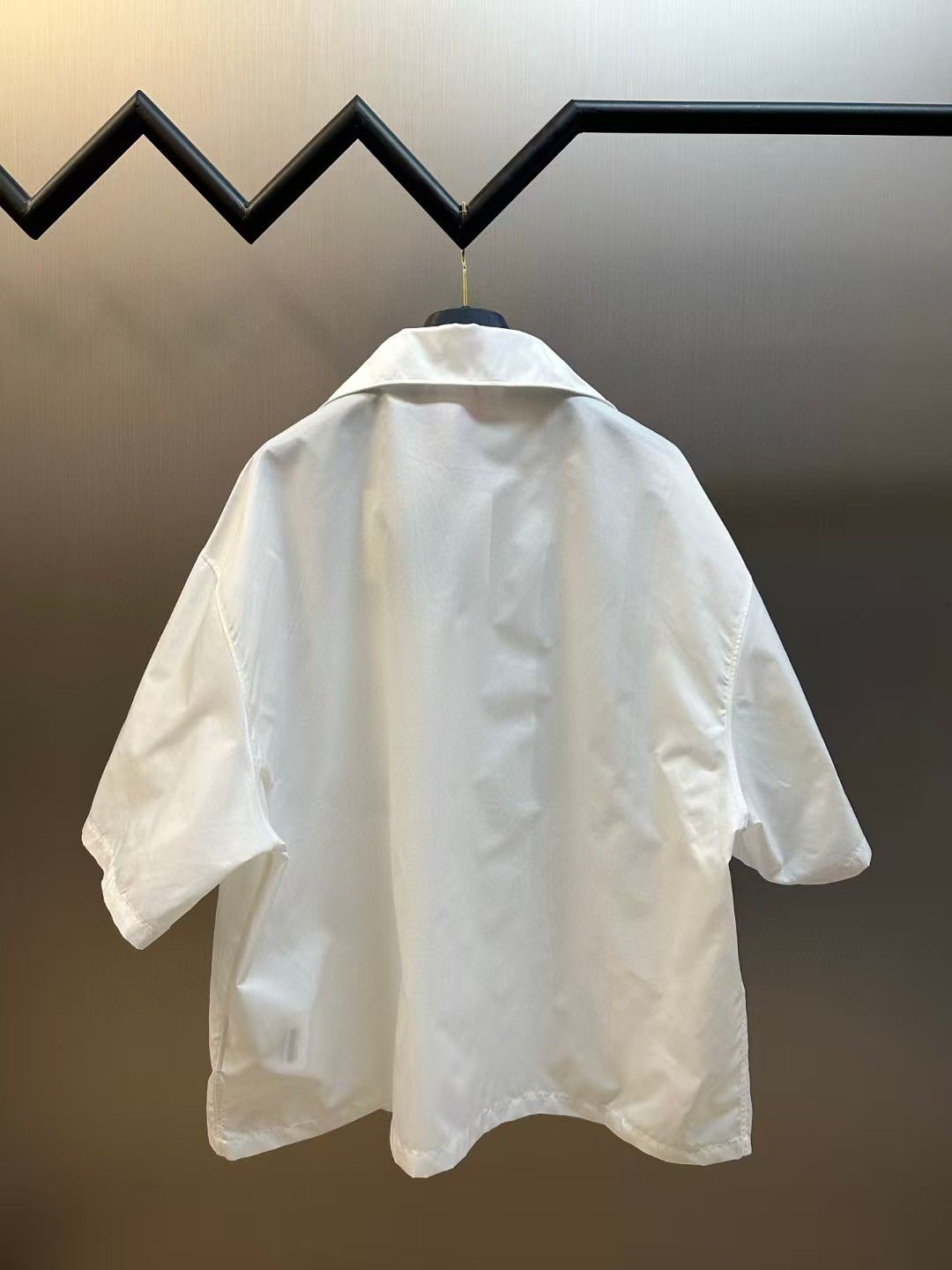 Prada triangle-logo Bowling Shirt