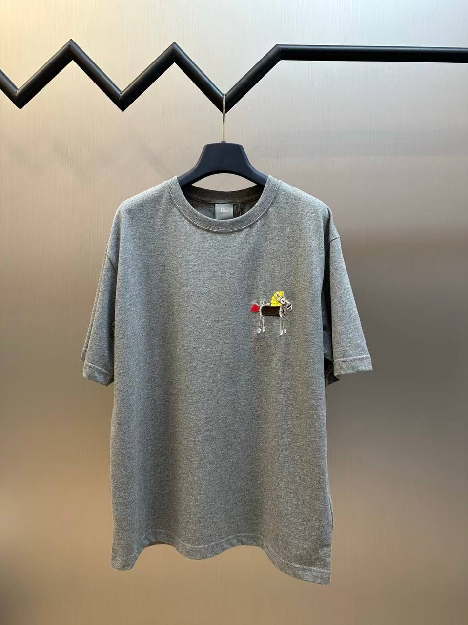 Dior T-Shirt with Horse Embroidery