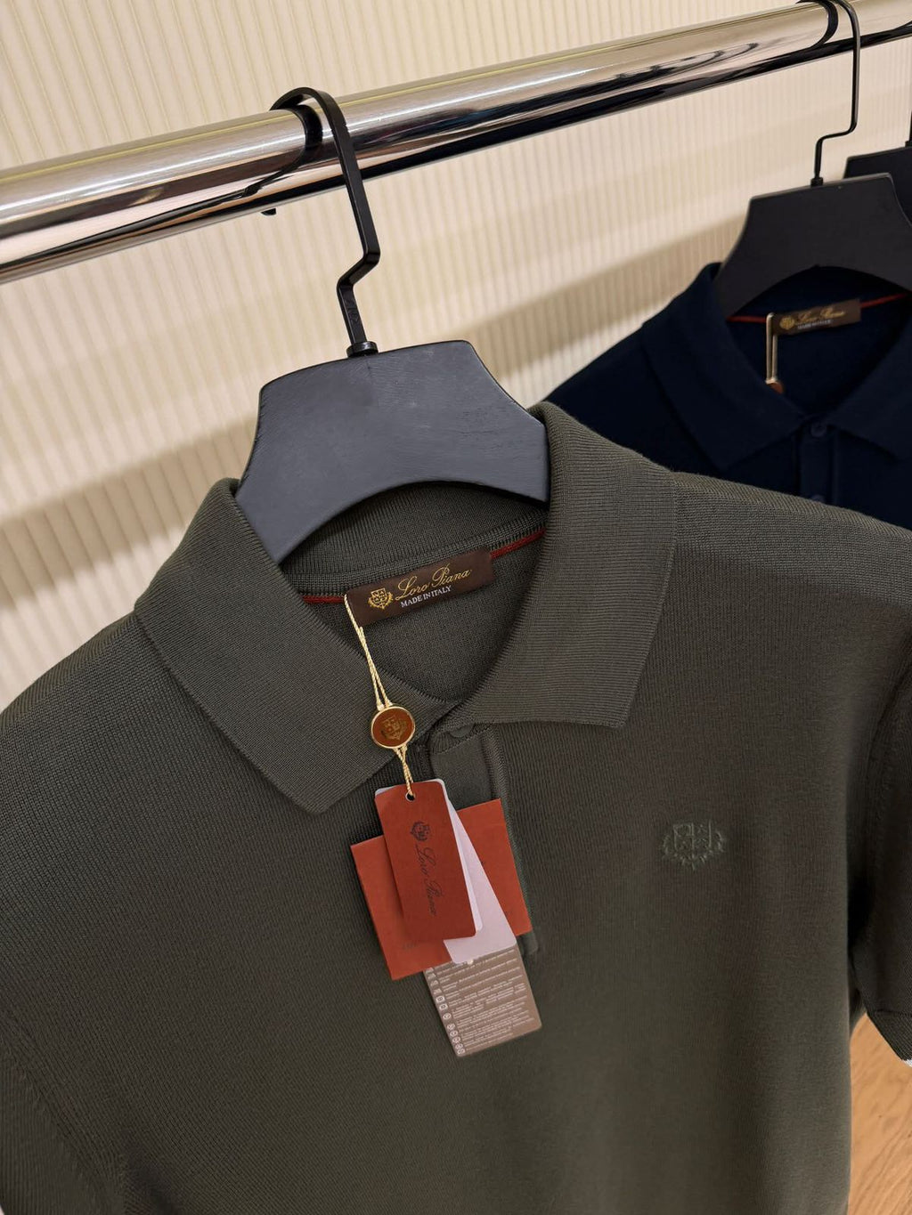 Loro Piana Polo Shirt Cashmere, Silk