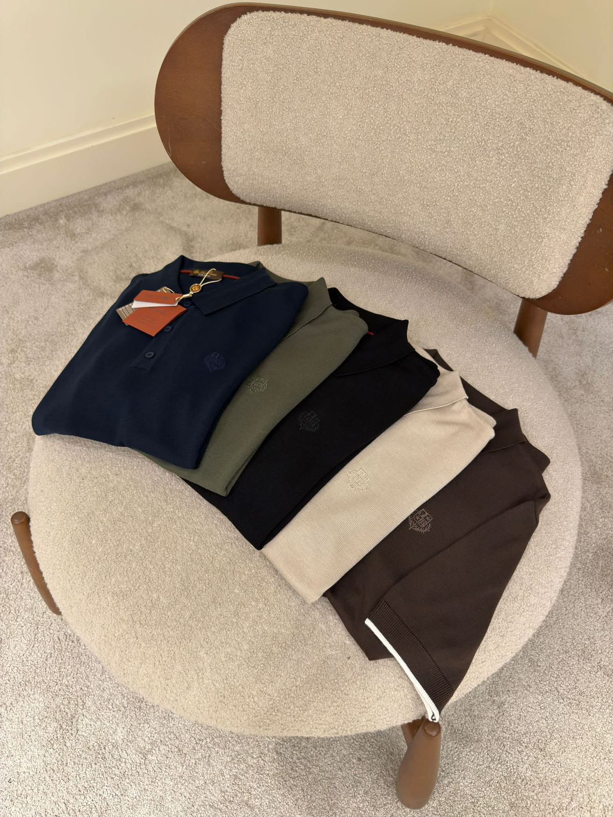 Loro Piana Polo Shirt Cashmere, Silk