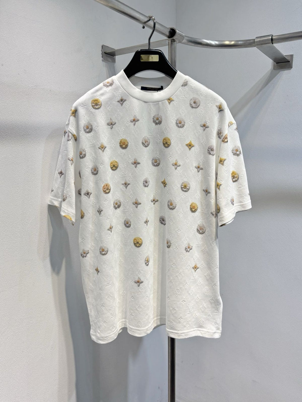 Louis Vuitton Overprinted Monogram Jacquard T-Shirt