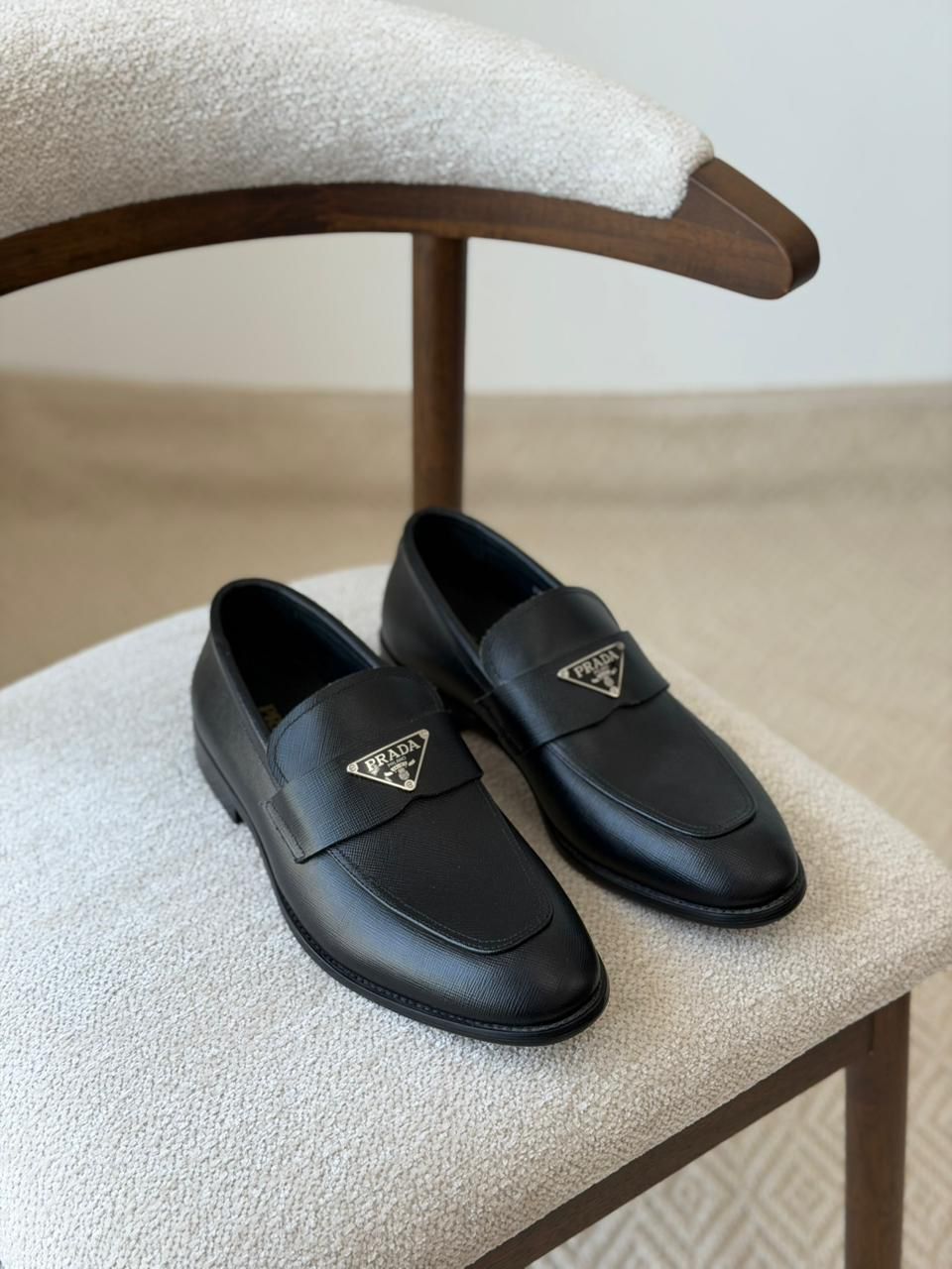 Prada Black Only Catflow Loafers
