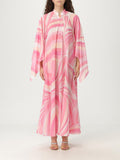 pPucci Pink Iride-print Kaftan in Cotton-
