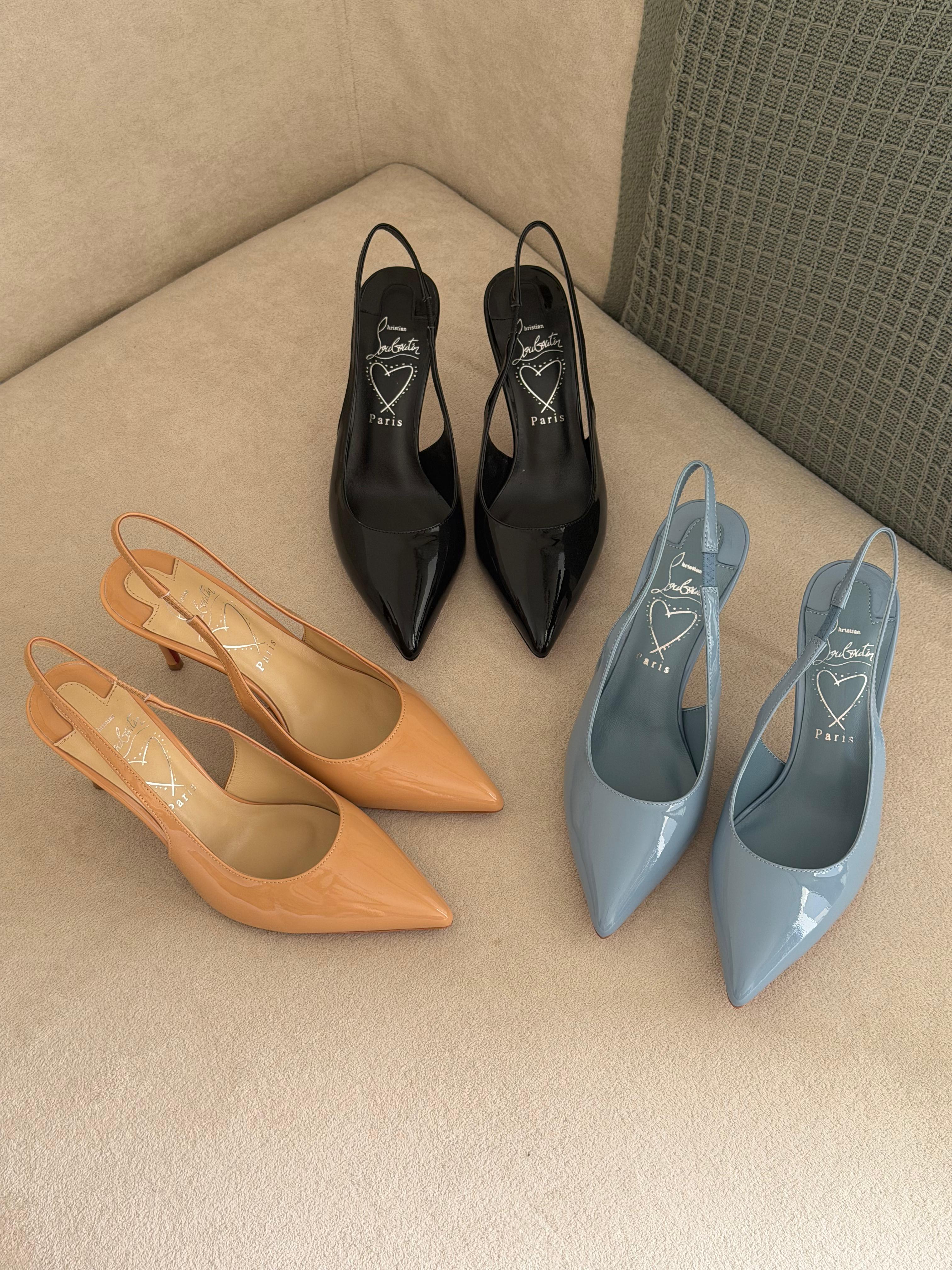 Christian Louboutin Miss Z 100 slingback pumps