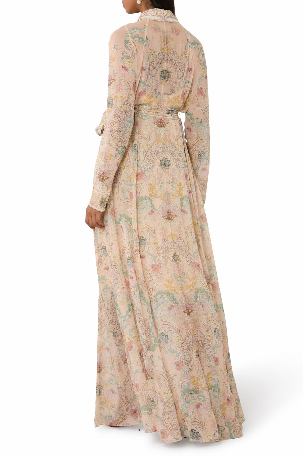 Zimmermann Multi Floral Rebellion Maxi Shirt Dress