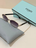 Fendi Baguette Oval Sunglasses