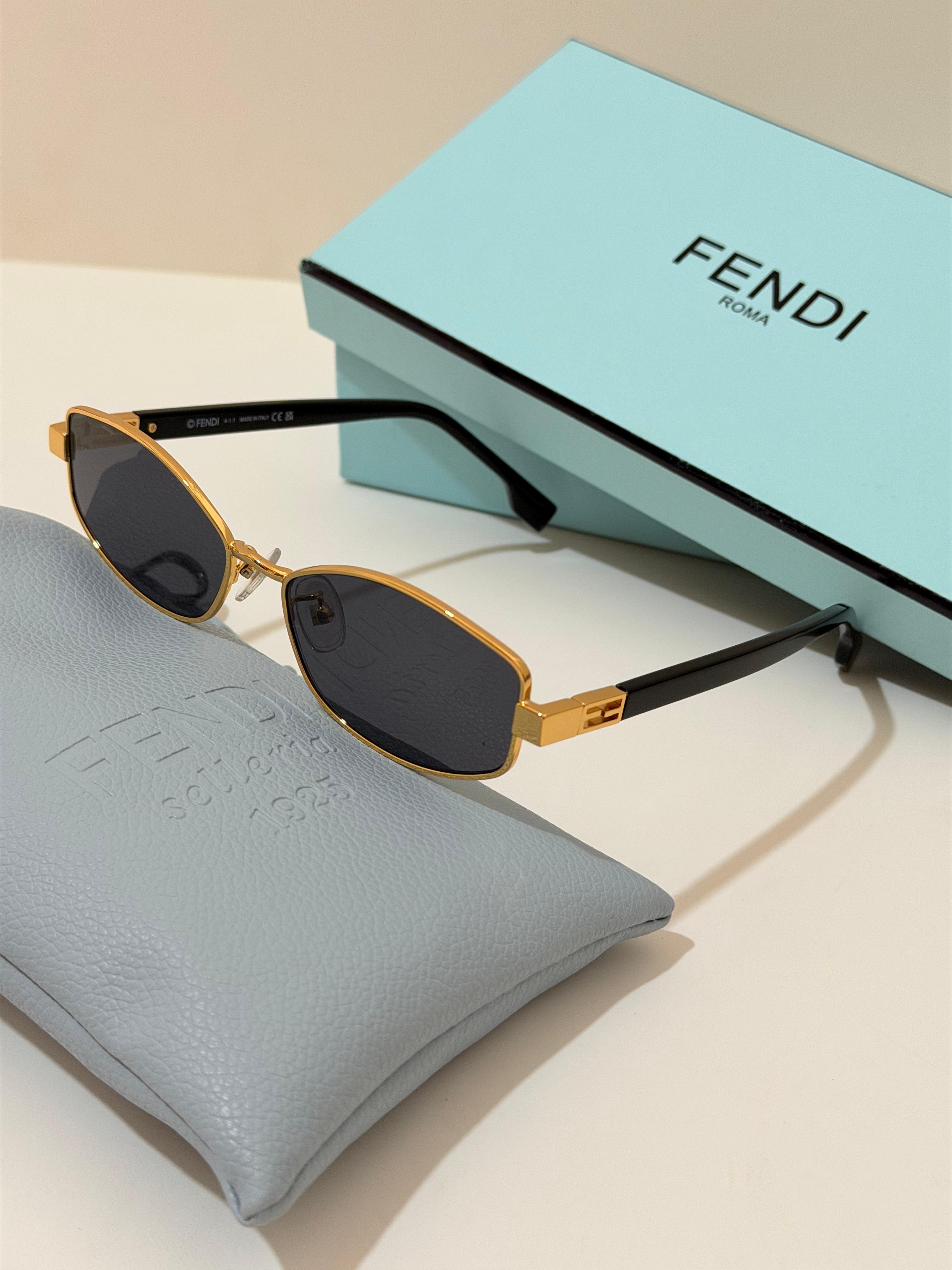 Fendi Baguette Oval Sunglasses