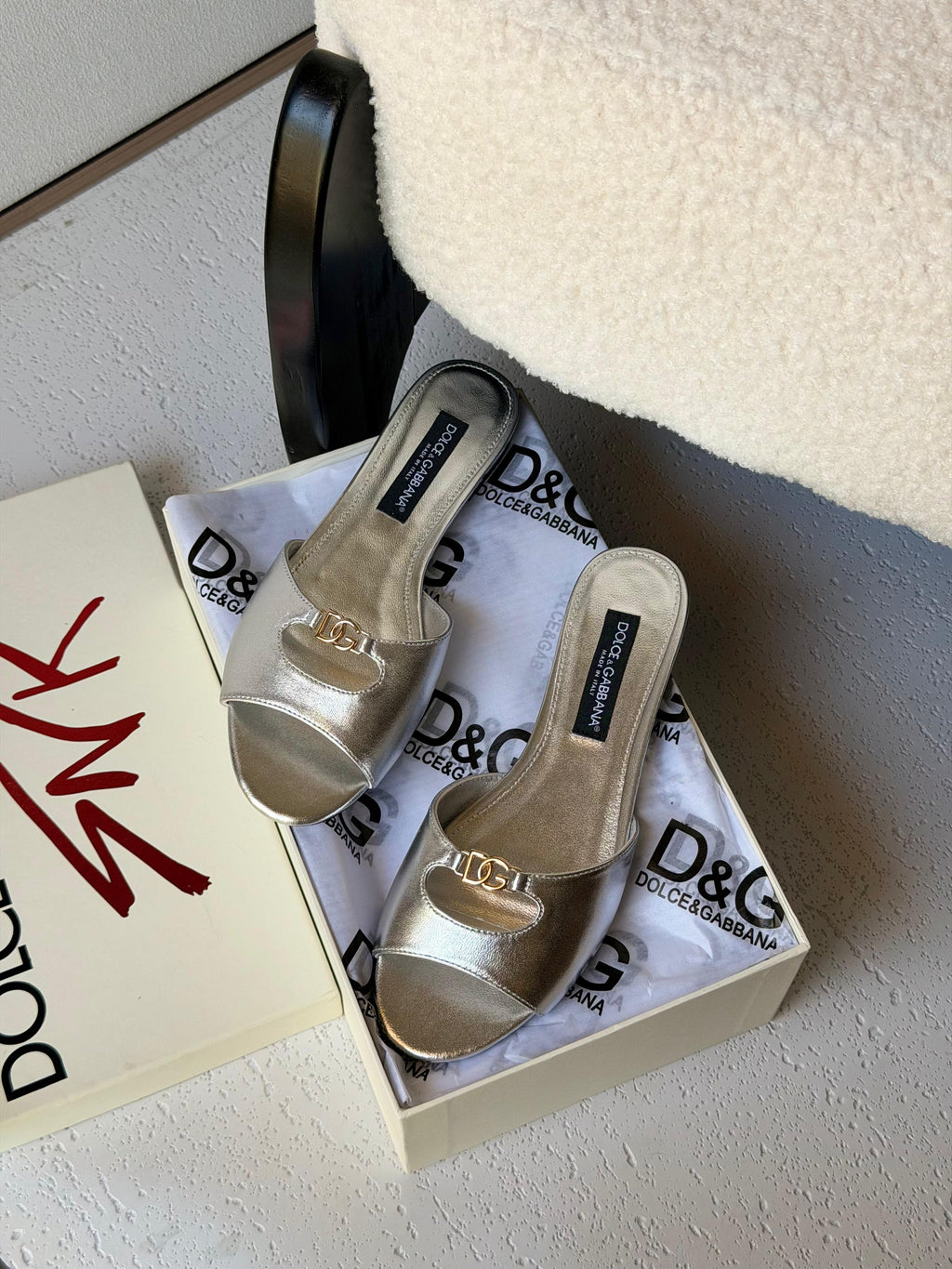 Dolce&Gabbana Lollo slide sandals