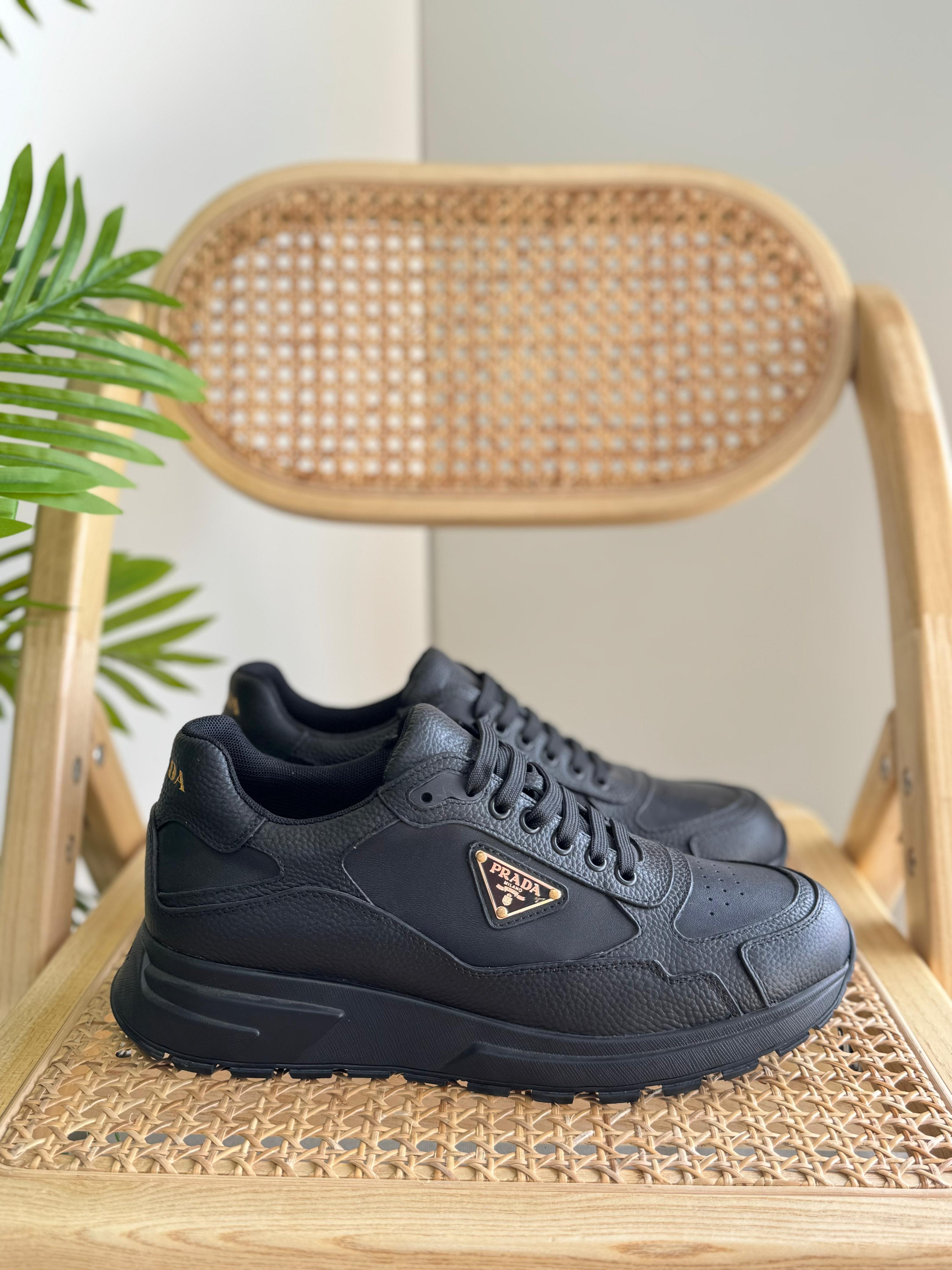 Prada Prax 2.0 Leather Sneakers