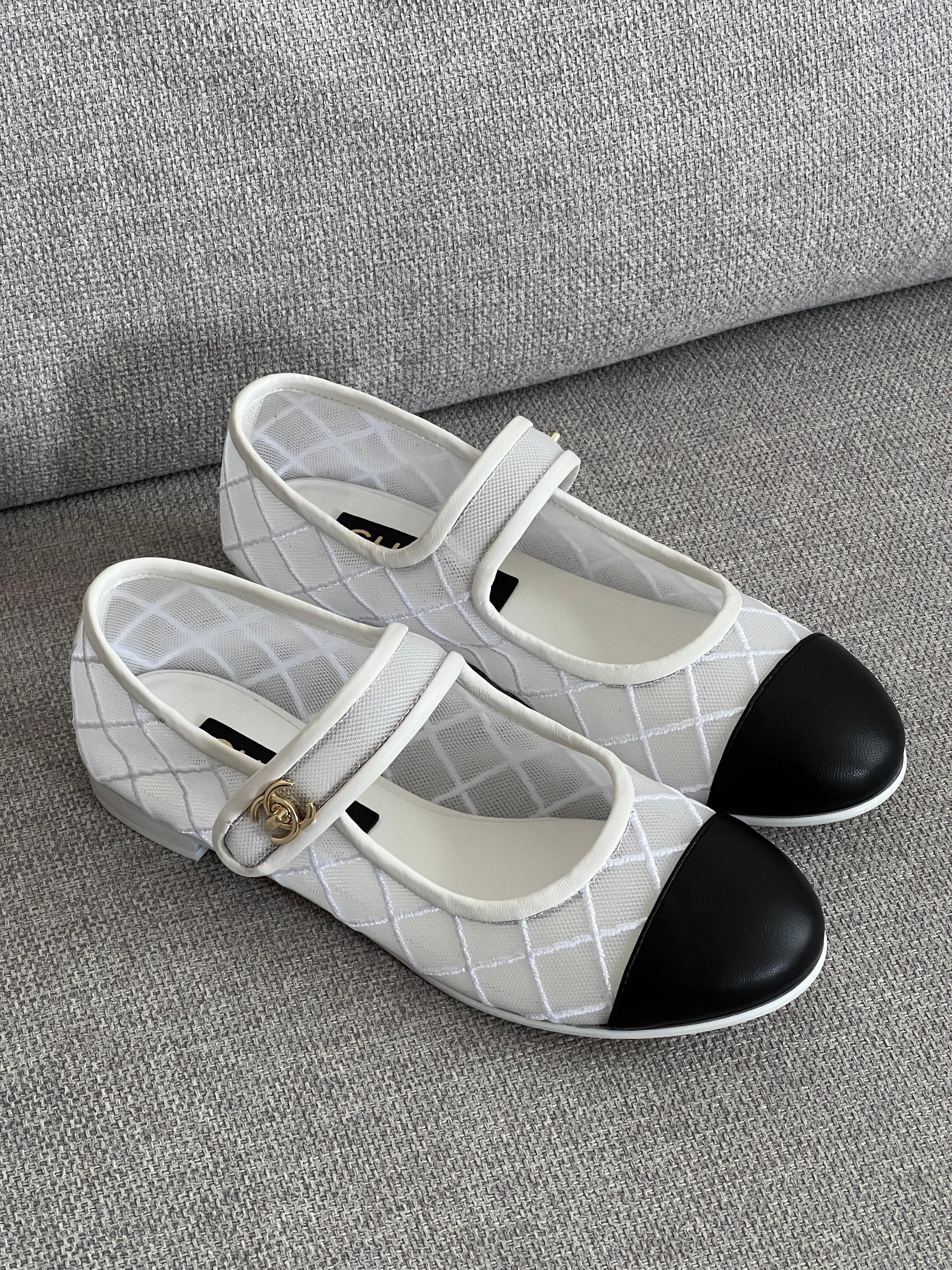 CHANEL Mary Jane Ballet Flats
