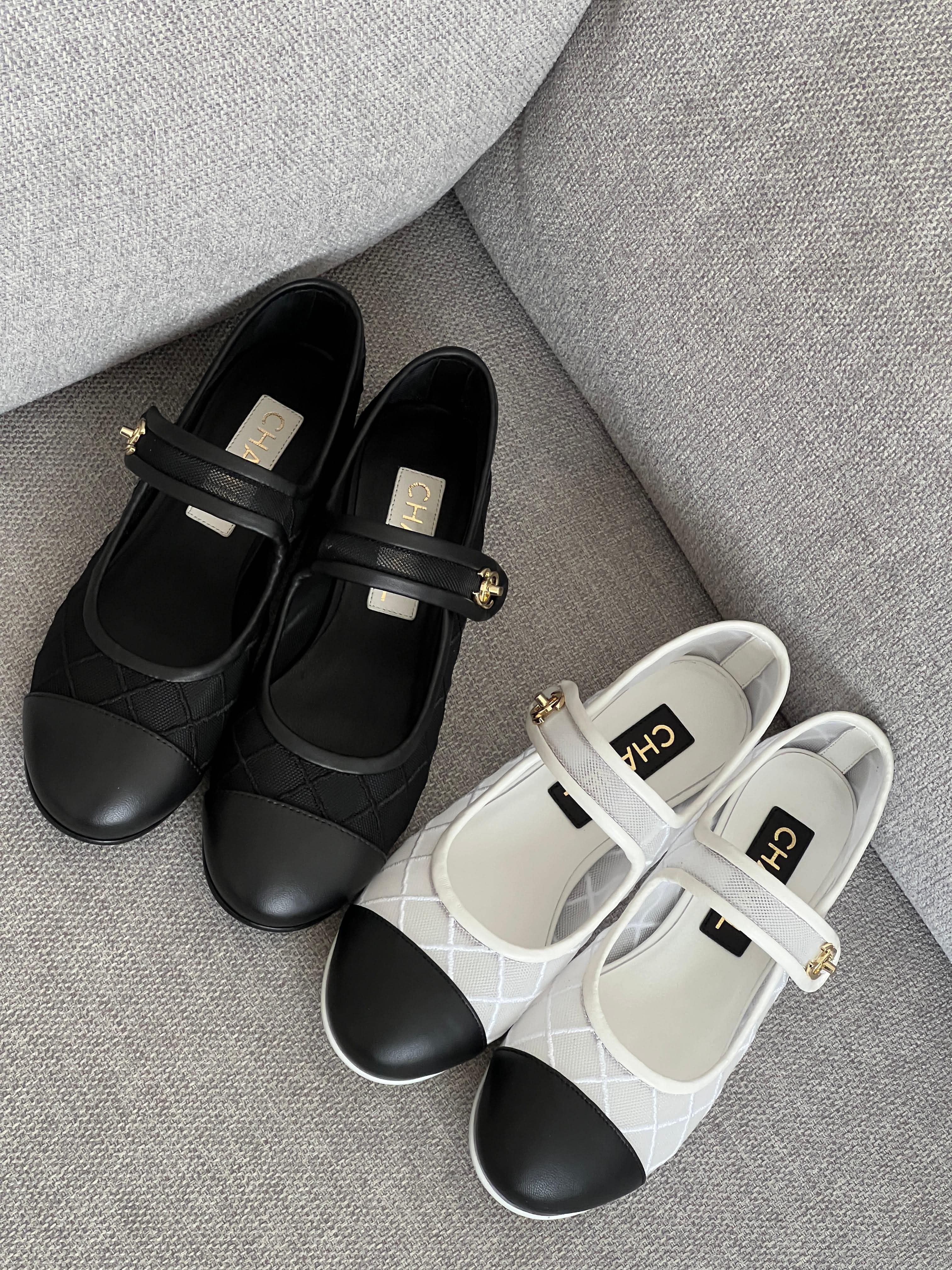 CHANEL Mary Jane Ballet Flats