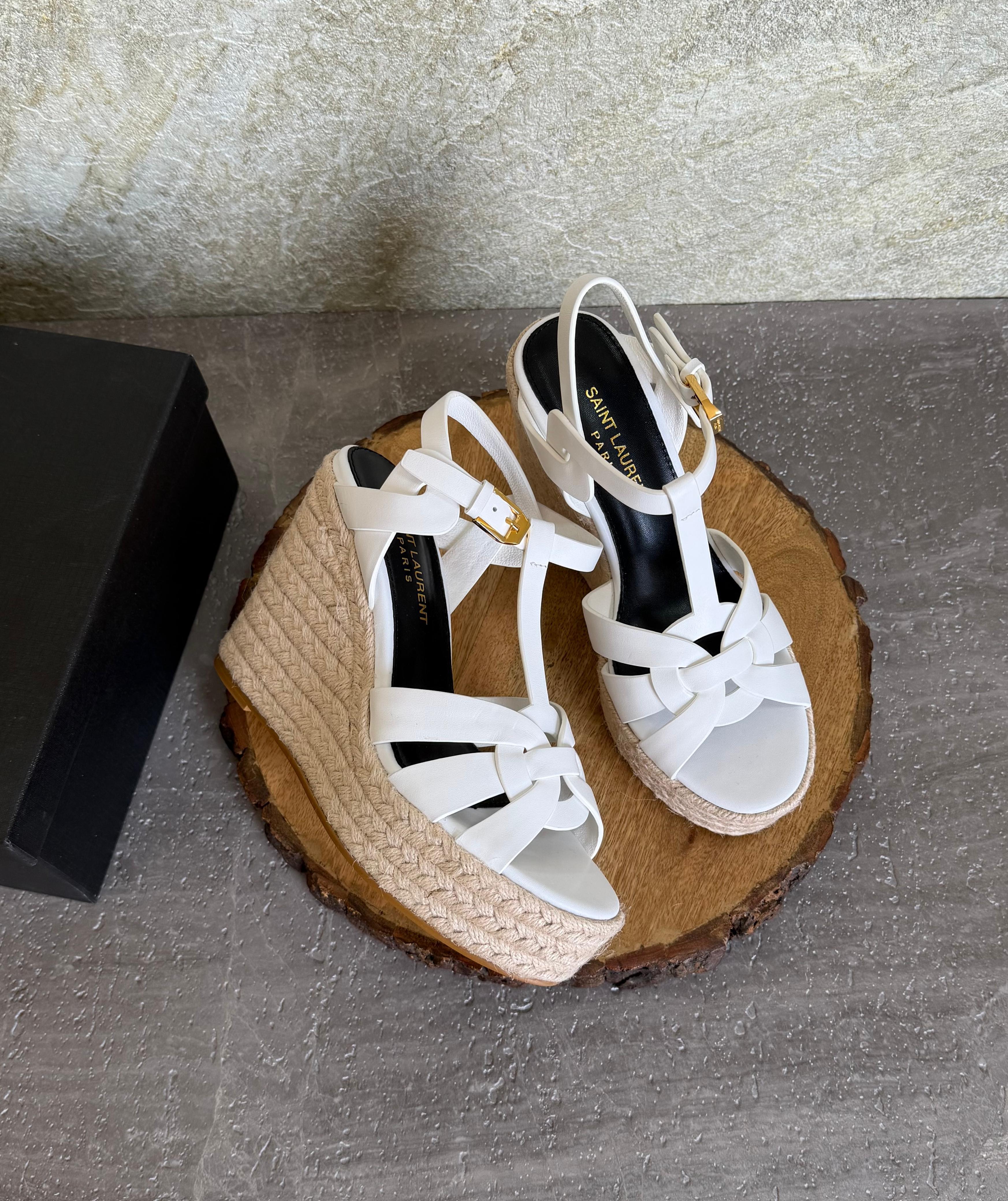 YSL Espadrilles Wedge Sandals