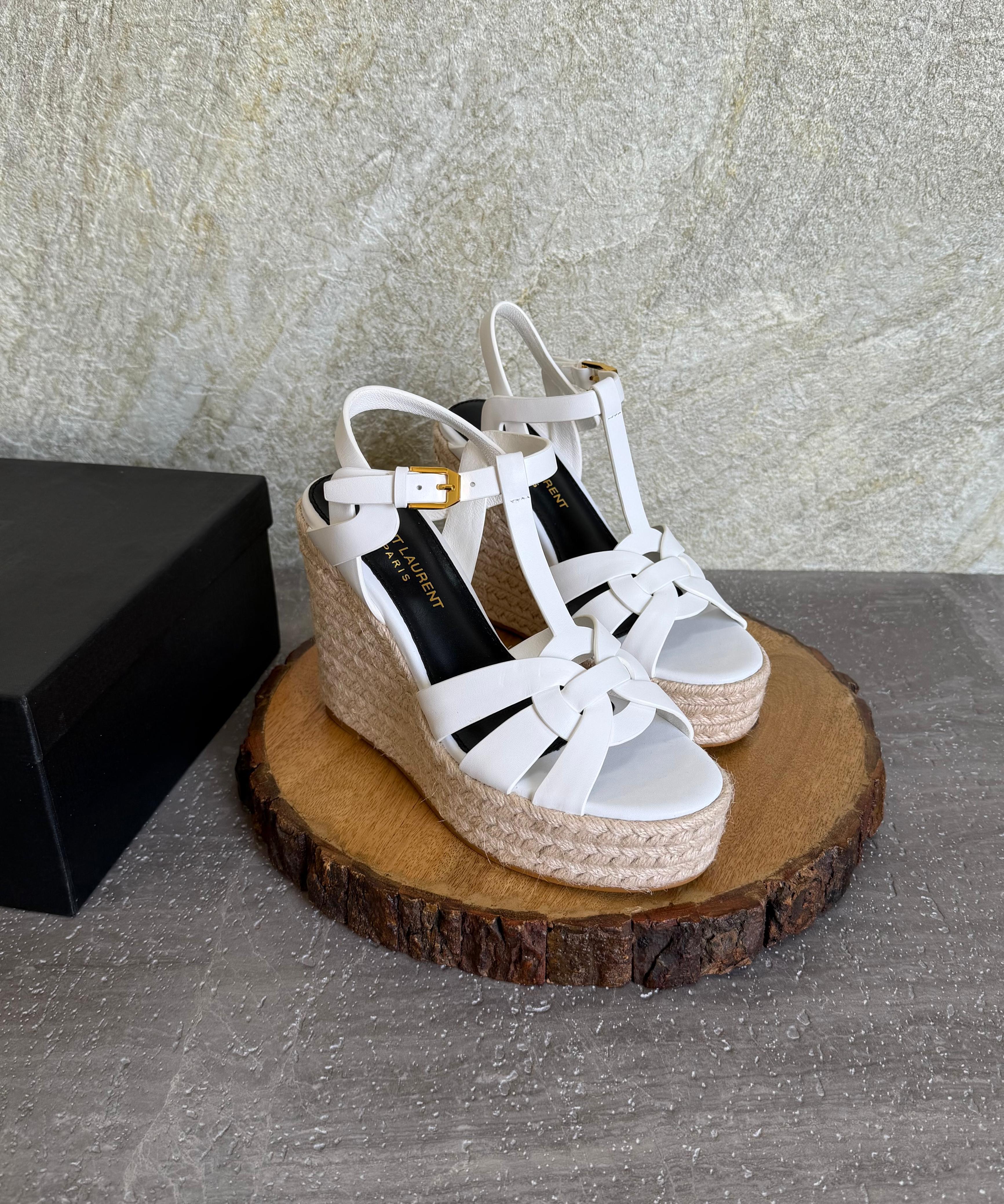 YSL Espadrilles Wedge Sandals